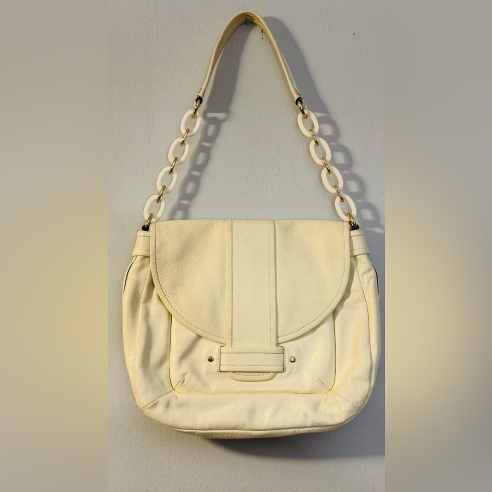 Kate Spade Vintage Shoulder Handbag Off White GUC
